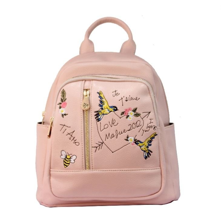 women's embroidered backpack