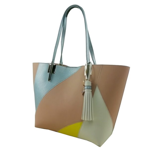 multicolor tote handbag