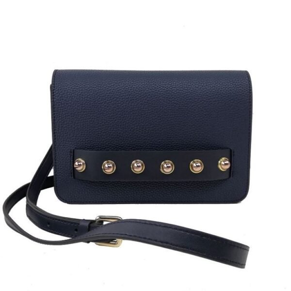 leather crossbody bag with foldover flap