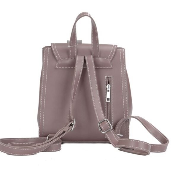 pu leather backpack