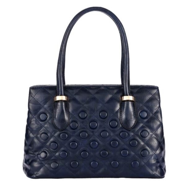 quilted faux leather bag