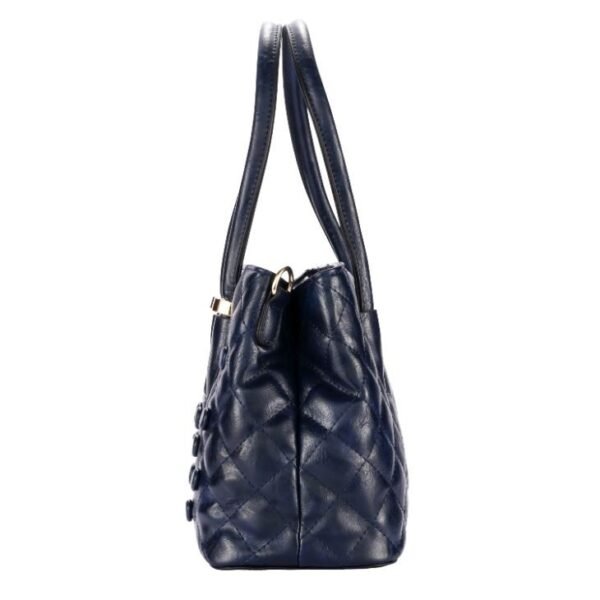 quilted leather handbag