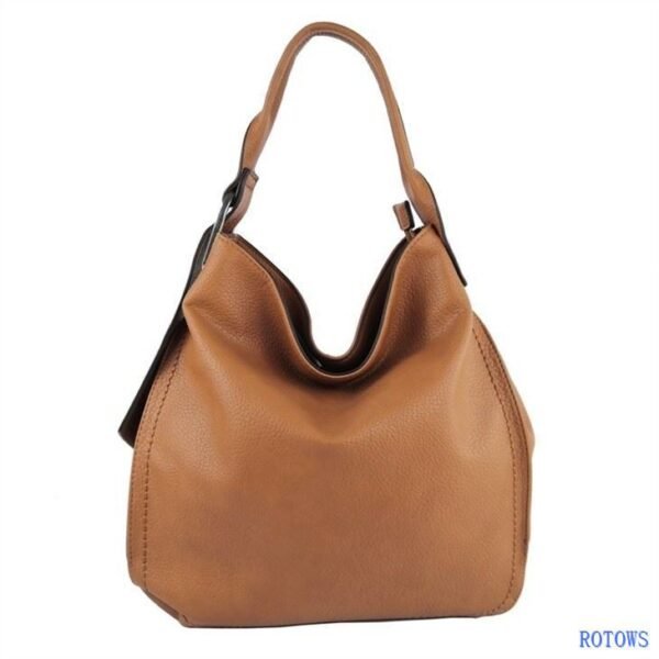 faux leather hobo bag