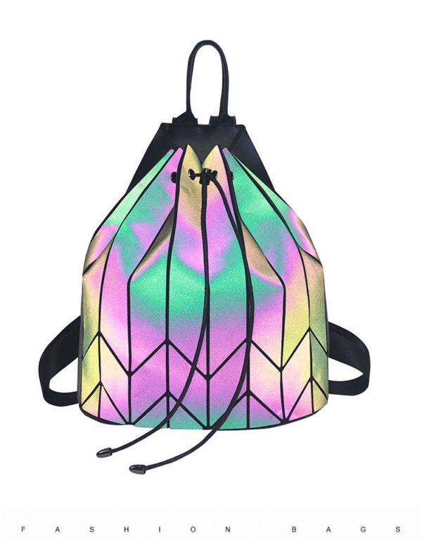 Geometric Reflective Backpack