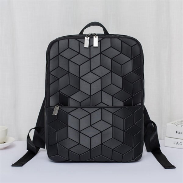 geometric reflective backpack