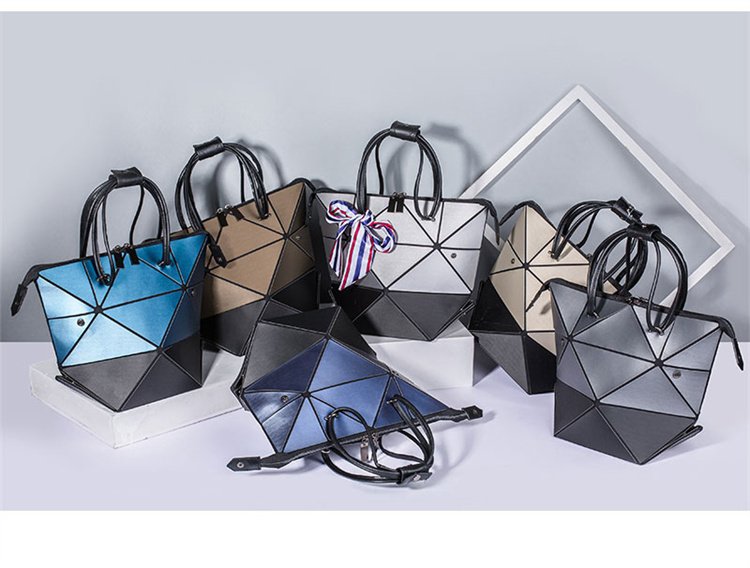 geometric handbag luminous women