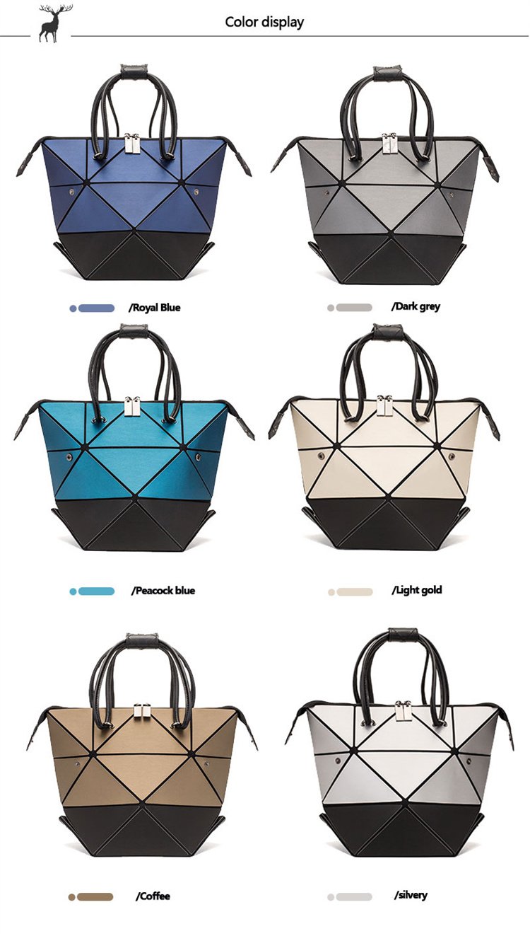 geometric luminous purses and handbags