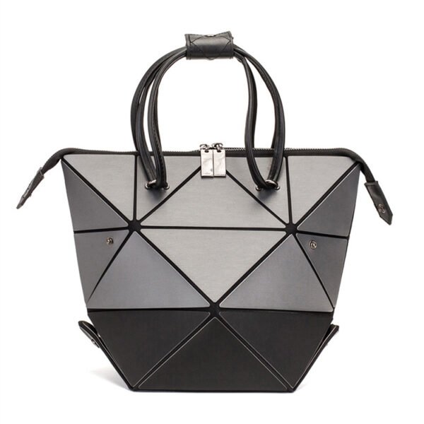 luminous geometric handbag