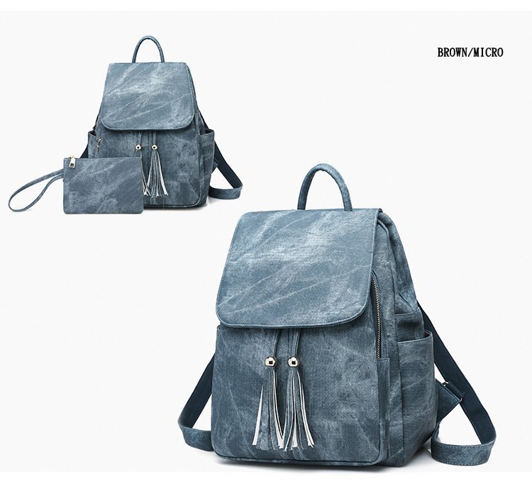 pu leather backpack